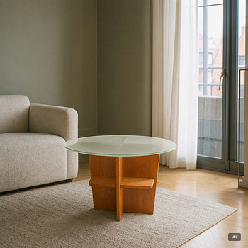 A coffee table, Swedish Modern, 1940s.