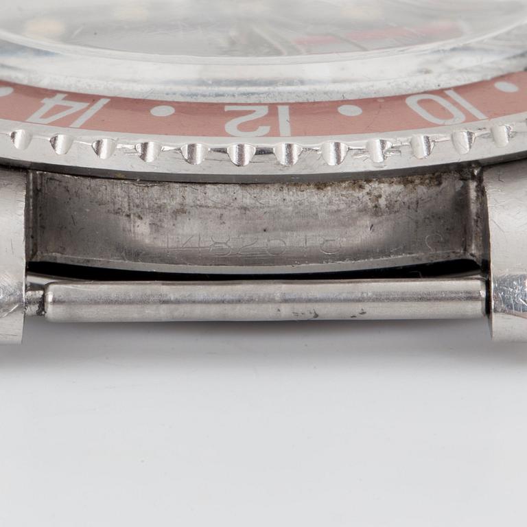 ROLEX, Oyster Perpetual, GMT-Master (SWISS-T), Chronometer, "Gilt dial", wristwatch, 40 mm,