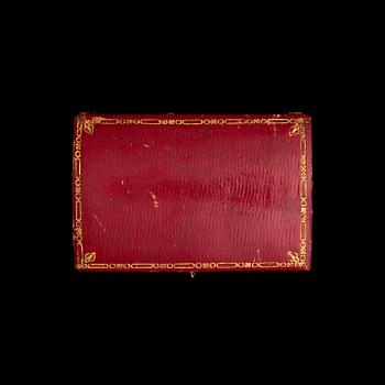 ERIK LE MOINE, miniatyr i guldram, signerad pinx 1813.