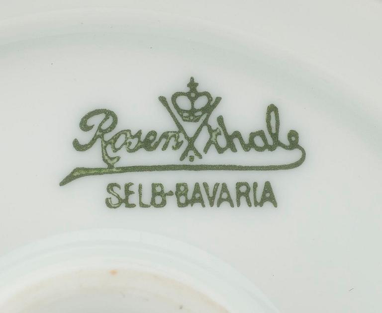 ROSENTHAL, FIGURIINEJÄ, 2 kpl, posliinia, "Spring" sekä "Charleston" Rosenthal 1900-luku.