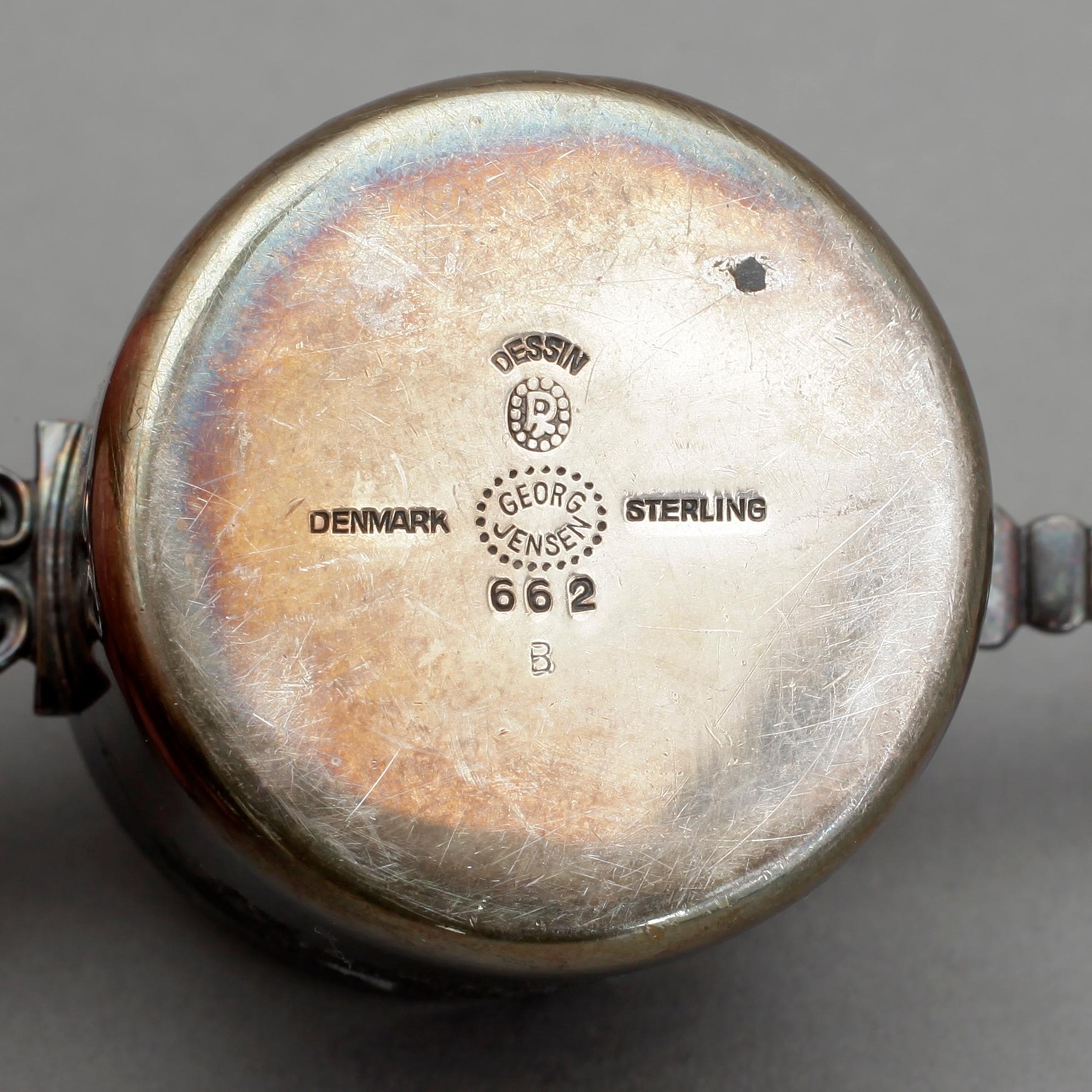 PARTI KONGE, 3 delar, silver, Georg Jensen. Vikt ca 186g.