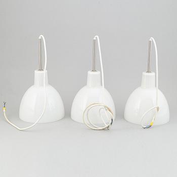 Louis Poulsen, a set of three 'Toldbod' ceiling lights, Denmark.