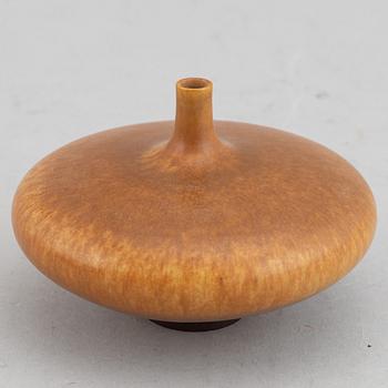 Four miniature vases and bowl by Berndt Friberg, Gustavsberg, 1958-1972.