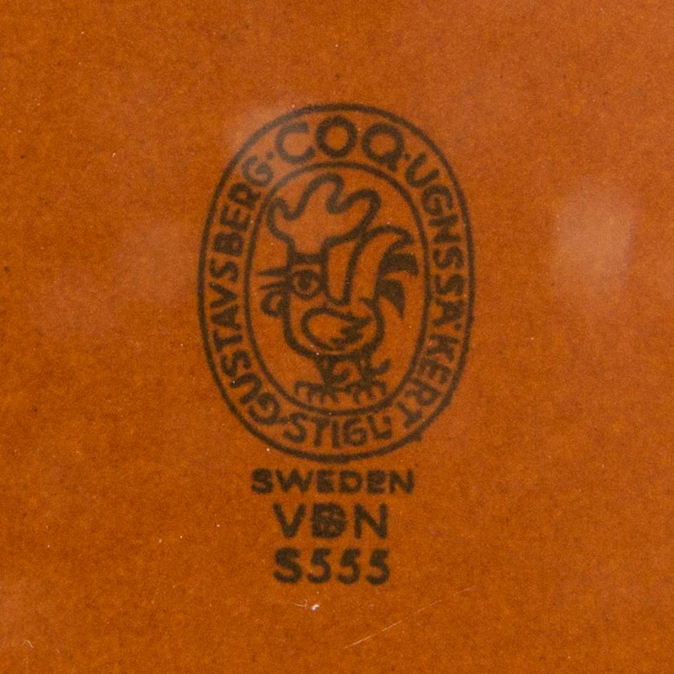 Stig Lindberg, tableware, 54 parts, ovenproof goods, "Coq", Gustavsberg.