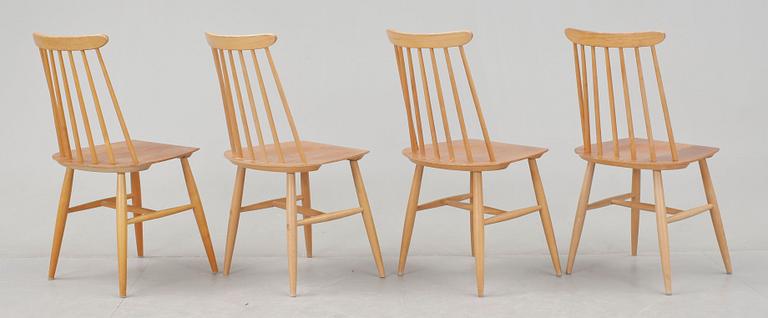 STOLAR, 4 st, "Fanett", Ilmari Tapiovaara, Edsbyverken, 1950/1960-tal.