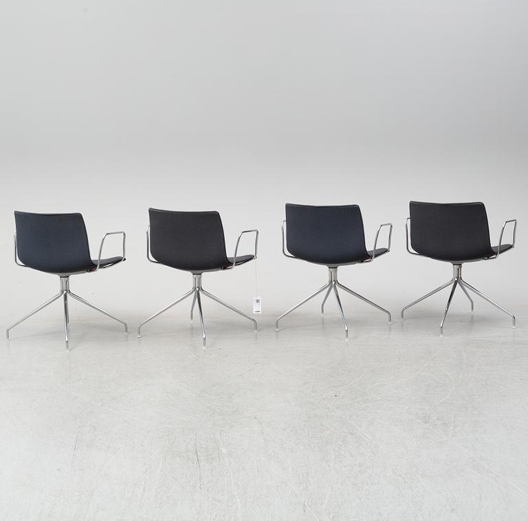 LIEVORE ALTHERR MOLINA, four 'Catifa' chairs, Arper.