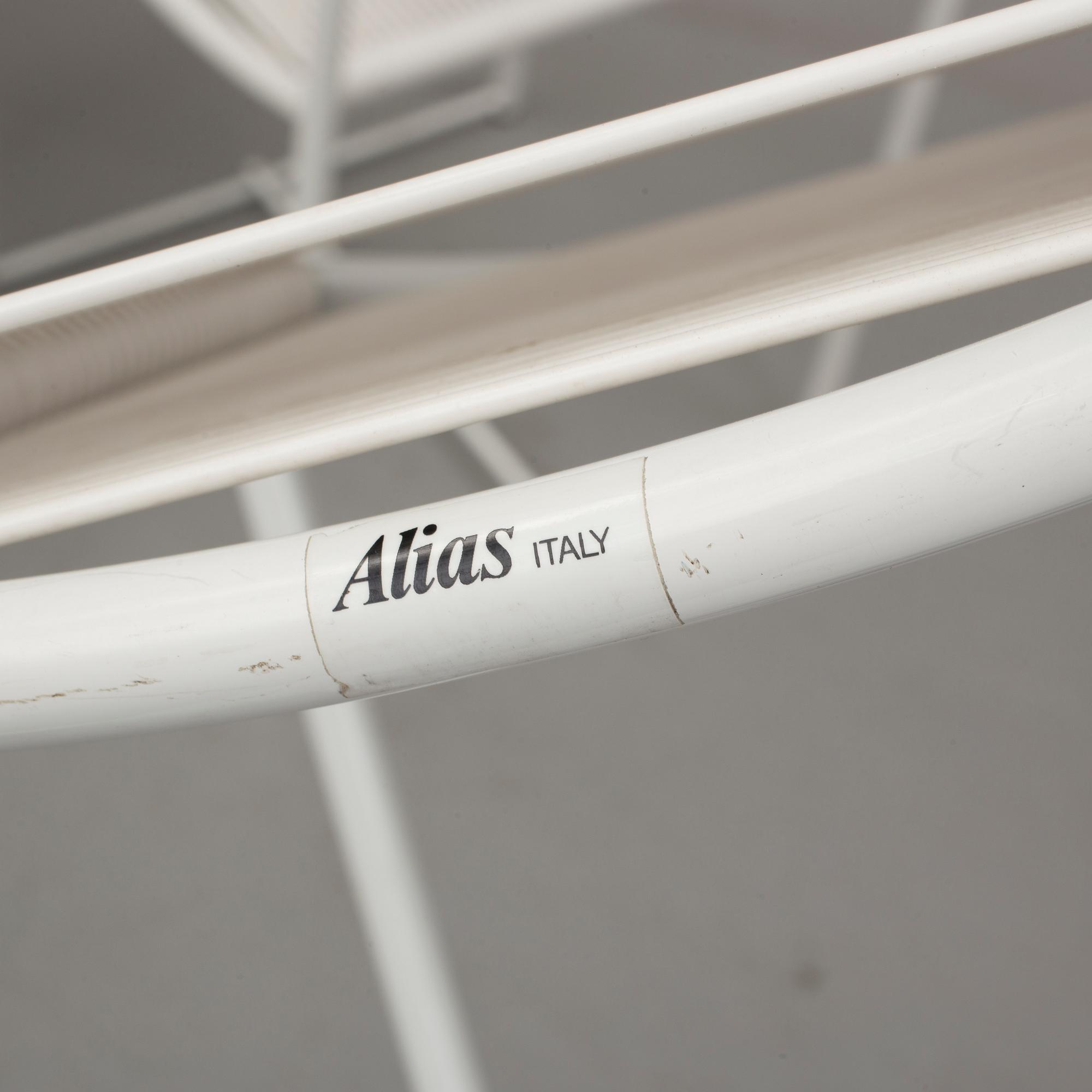 GIANDOMENICO BELOTTI, stolar, 4 st, "Spaghetti", Alias, Italien, modellen formgiven 1960.