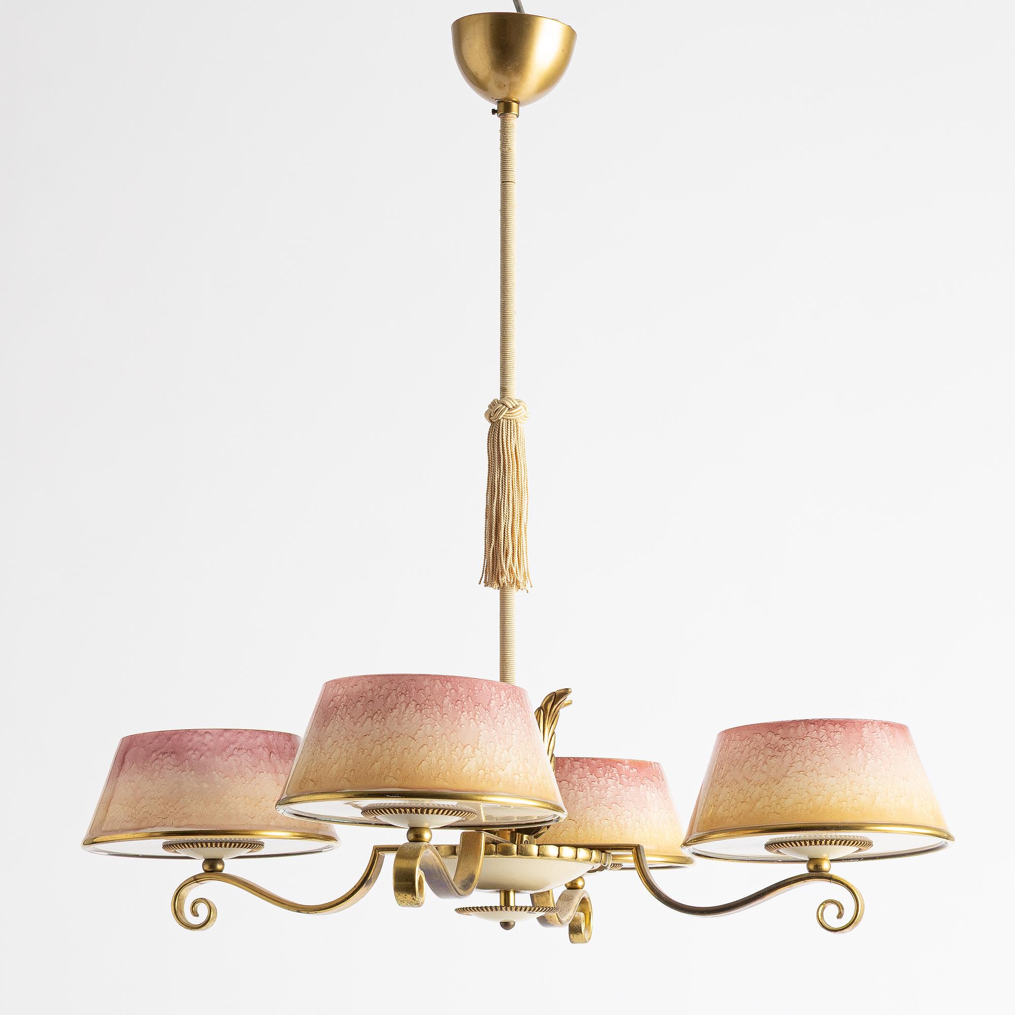 Ceiling lamp, first half of the 20th century.