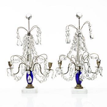 Table lamps a pair, first half of the 20th century.