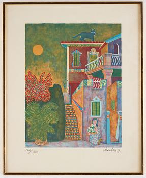 Mårten Andersson, Svart katt på hustak.