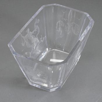 SKÅL, glas, Håkan Gustavsson, signerad.