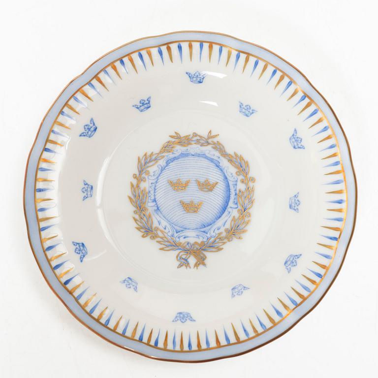 Rörstrand, cremekoppar med fat, 12 st.