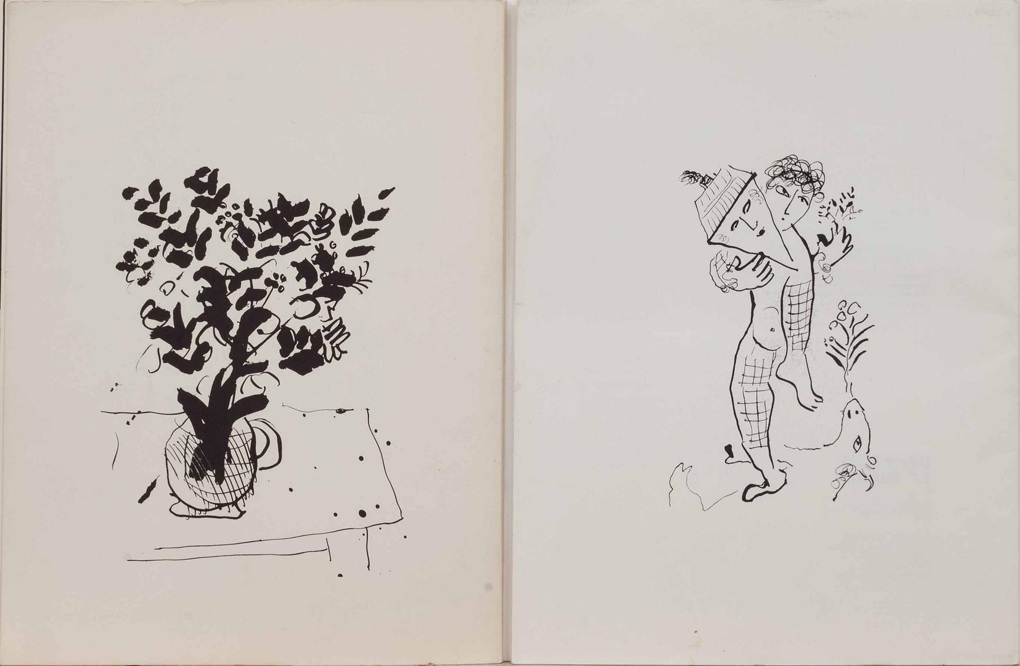 HÄFTE, 2 st. "Derrière le miroir - Chagall", Maeght, Paris, 1972 och 1979.