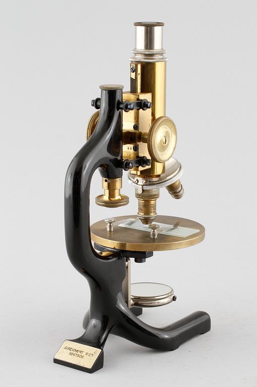 A microscope by C Reichert in Wien, early 20th century.