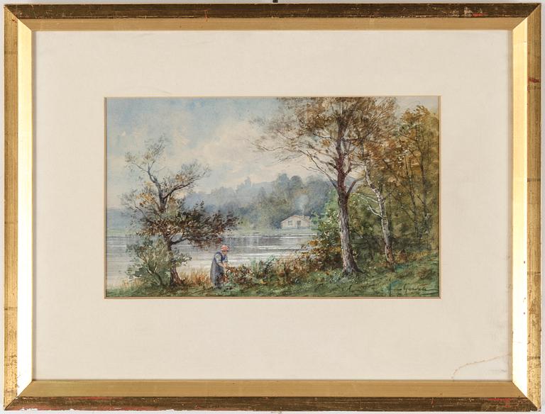 ANNA GARDELL-ERICSON, akvarell,