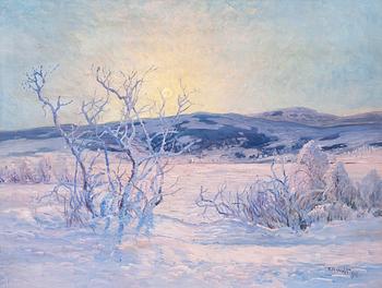 600. Carl Brandt, A BRIGHT WINTER'S DAY.