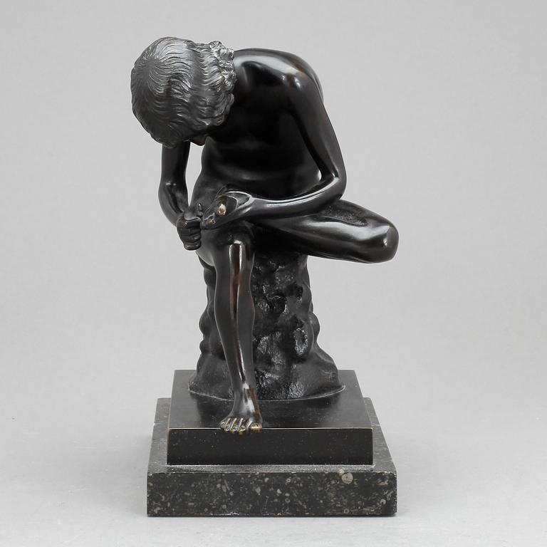 OKÄND KONSTNÄR, skulptur, brons, 1900-tal.