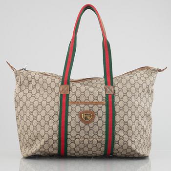 Gucci, weekend bag, "GG plus tote", vintage.