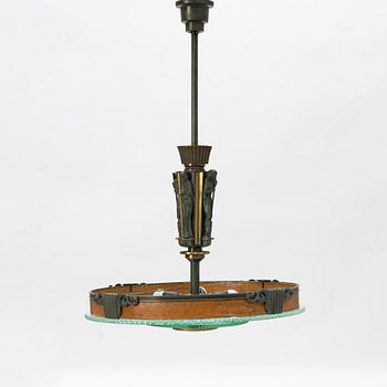 A Einar Bäckström, ceiling lamp, model 4006,  Swedish Grace 1920's/-30's.