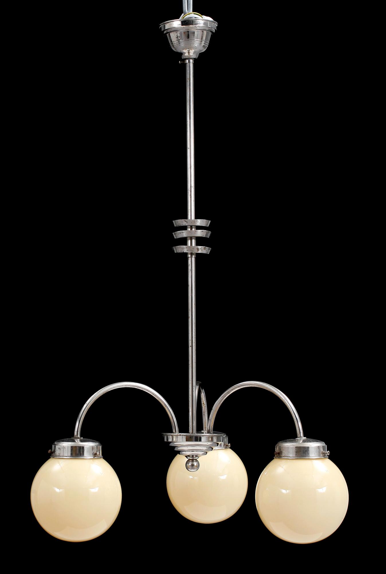 TAKLAMPA, art deco, 1930-tal. H ca54/83.