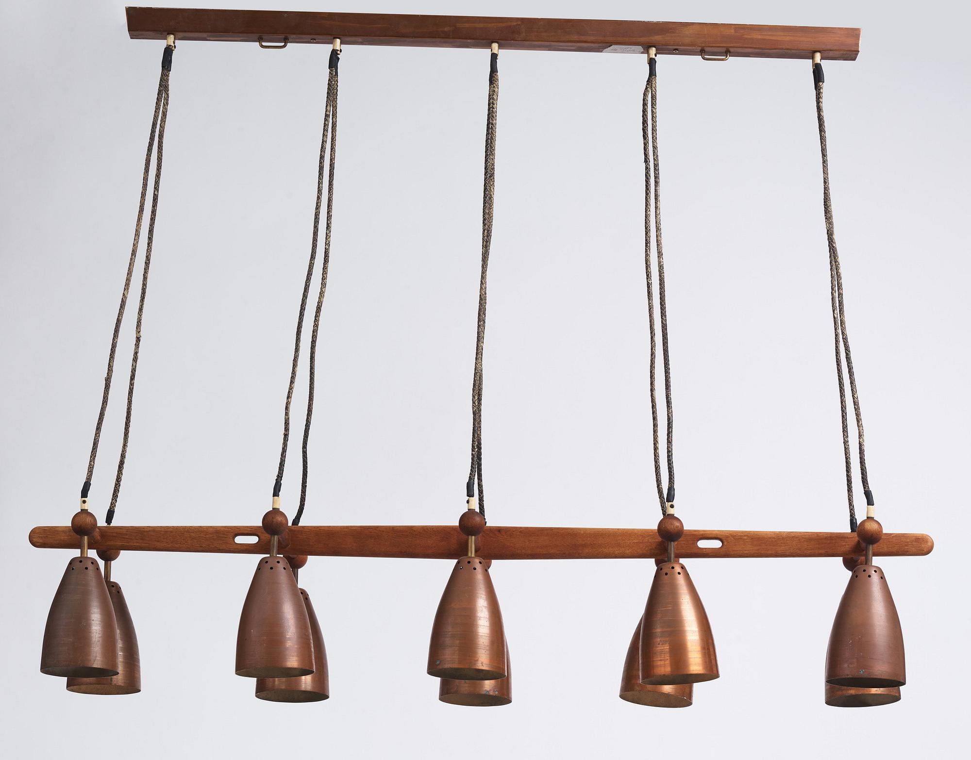 Hans-Agne Jakobsson, attributed, a ceiling lamp, Hans Agne Jakobsson AB, Markaryd, Sweden 1950s.