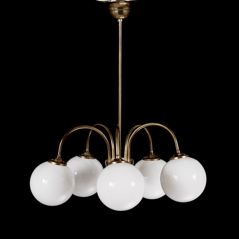 A ceiling lamp model 2024/5, for AT-valaisin Finland, late 20th century.