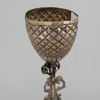 GEORG MÜLLNER, Nürnberg (v 1624-1659), förgyllt silver, barock.