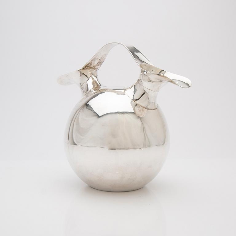 Jug, sterling silver, Mexico.