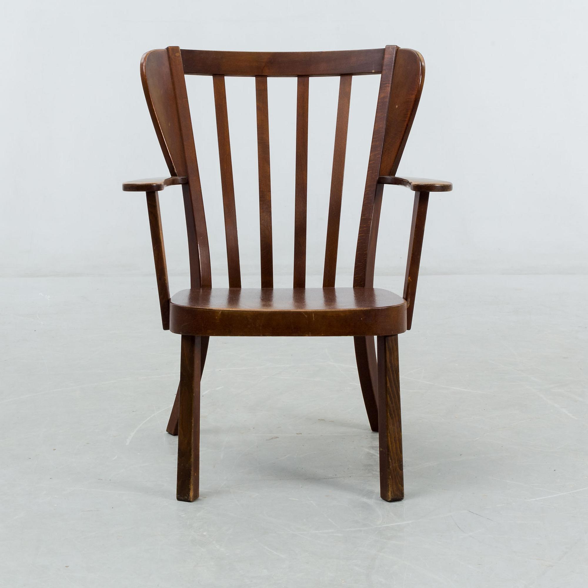 KARMSTOL, "Canada", Christian E Hansen, Fritz Hansen, 1940-tal.