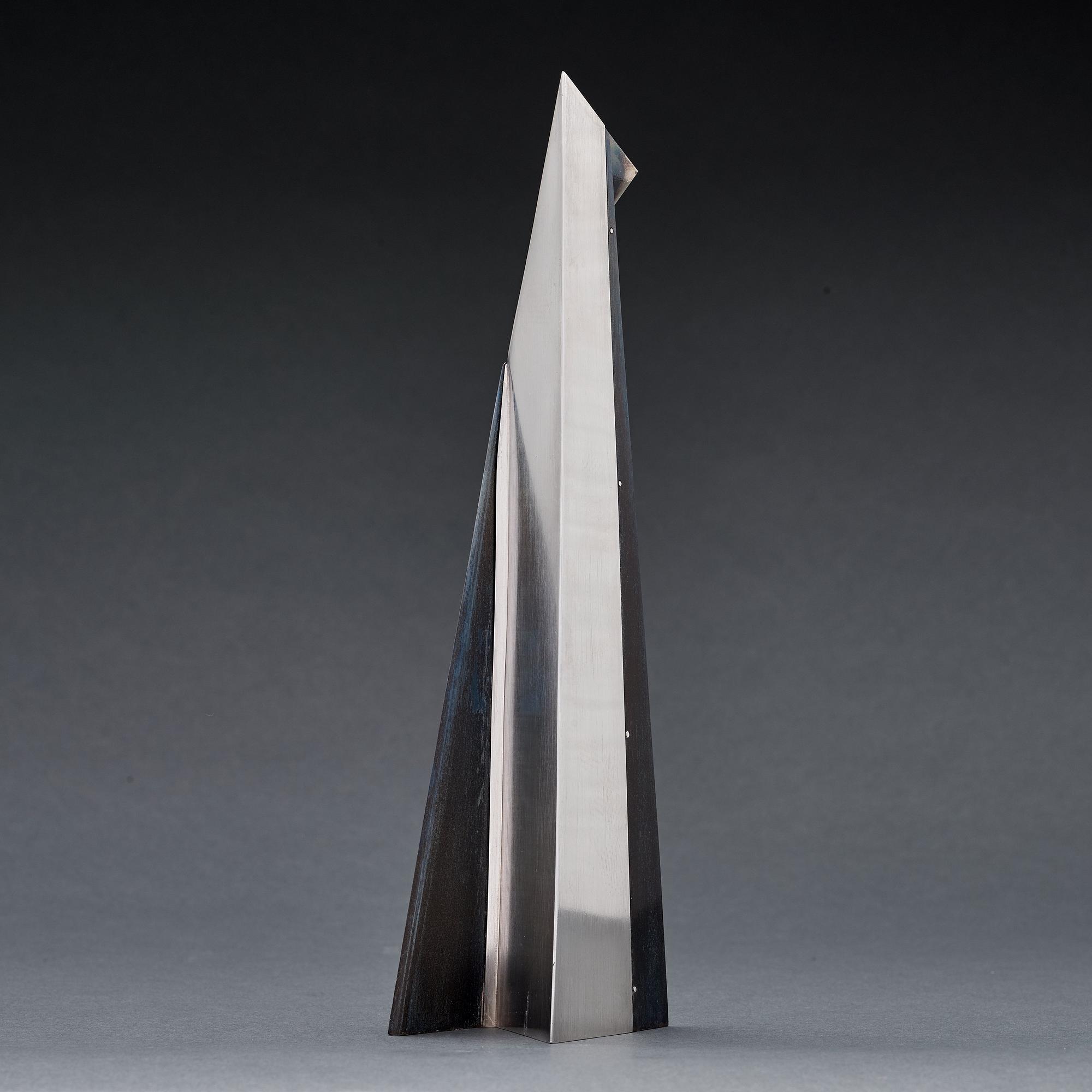 Rolf Lindståhl, a sterling silver vase, Stockholm 1997.
