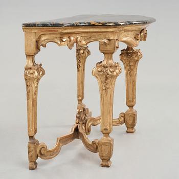 KONSOLBORD, Italien, Régence, 1700-talets första hälft.