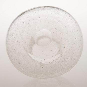 KAJ FRANCK Four Sargasso Glass Items, signed Nuutajärvi Notsjö.