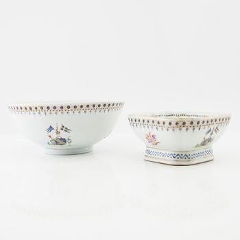 Porcelain 2 pcs China/Samson 18th/19th century.