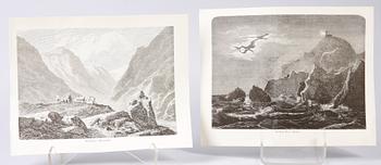 PARTI GRAFIK, bl a Meyer, Lindman, Nordiska tavlor, mm.