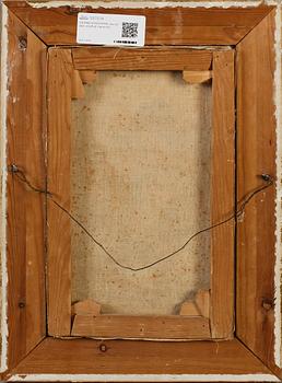 OKÄND KONSTNÄR, olja på duk, otydligt signerad.