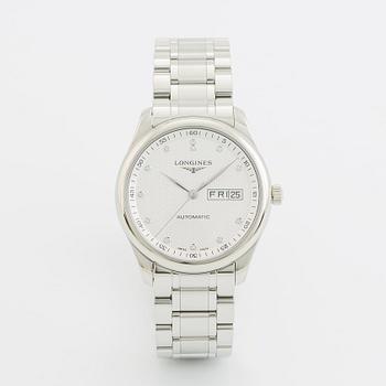 Longines, Master Collection, "Diamond Dial", wristwatch, 38,5 mm.