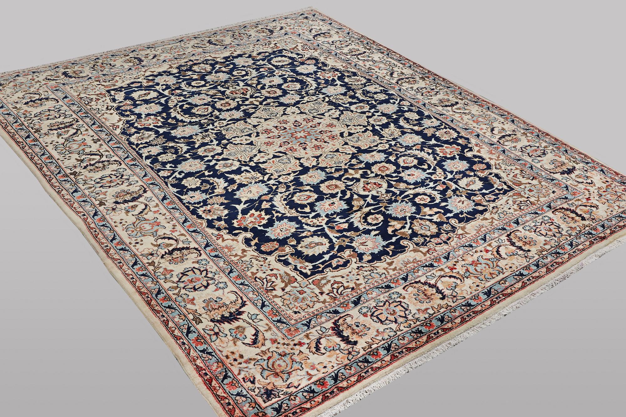 A carpet, Najafabad, ca 342 x 268 cm.