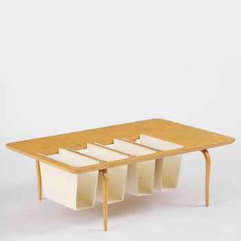 Bruno Mathsson, a magazine table, Firma Karl Mathsson, Värnamo, 1964.