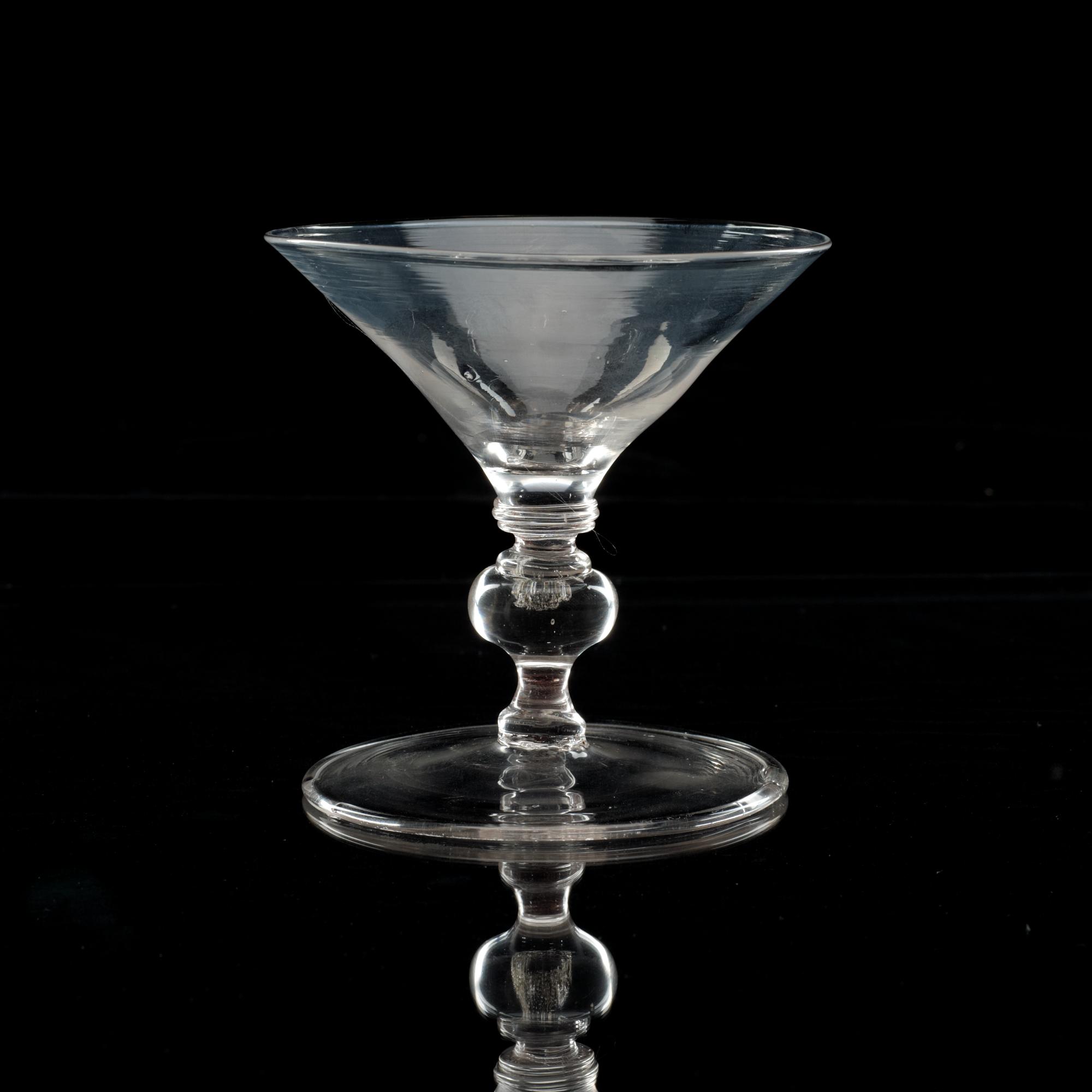 A wine glass, 18th Century, presumably Dutch.
