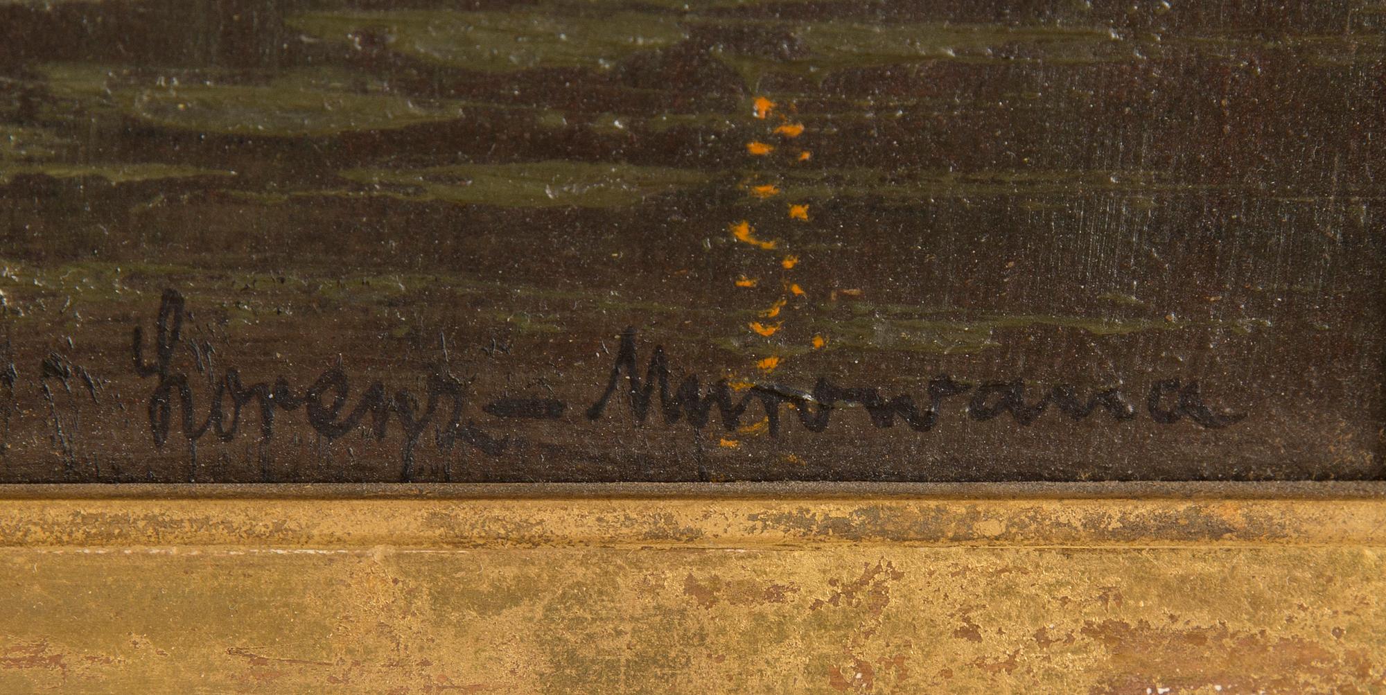 ERNST LORENZ- MUROWANA, olja på duk, signerad.