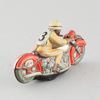 LEKSAK, Schuco Sport motorcykel, Tyskland, 1930/40-tal.