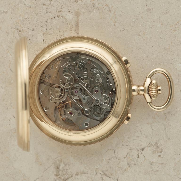 ED. HEUER & Cie, 125ème, pocket watch, 58 mm, hunting case,