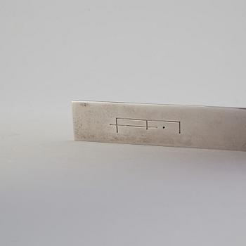 A Wiwen Nilsson sterlingsilver letter knife, Lund 1973. Weight 50 grams.