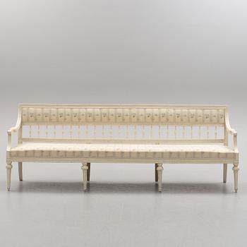 An end of the 18th century Gustavian sofa.