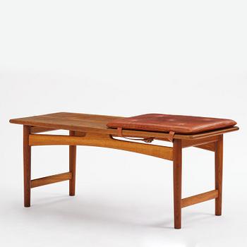 Børge Mogensen, a rare oak bench, cabinetmaker Erhard Rasmussen, Denmark, 1950s.