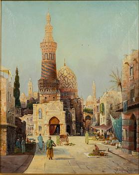 August von Siegen, attributed, From Cairo.