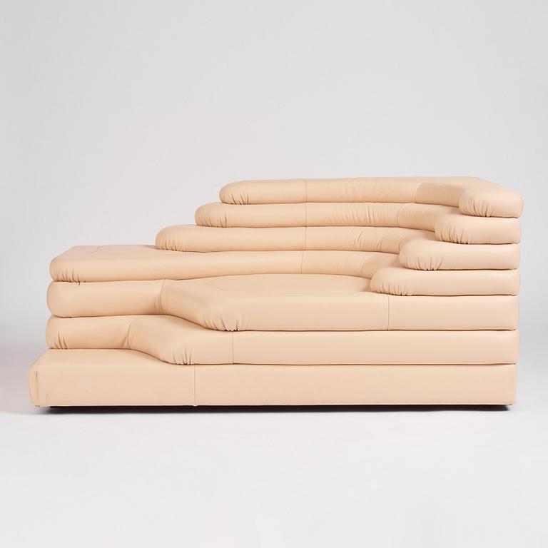 Ubald Klug, a two piece modular sofa, model "DS-1025, Terazza", De Sede, Switzerland, post 1973.