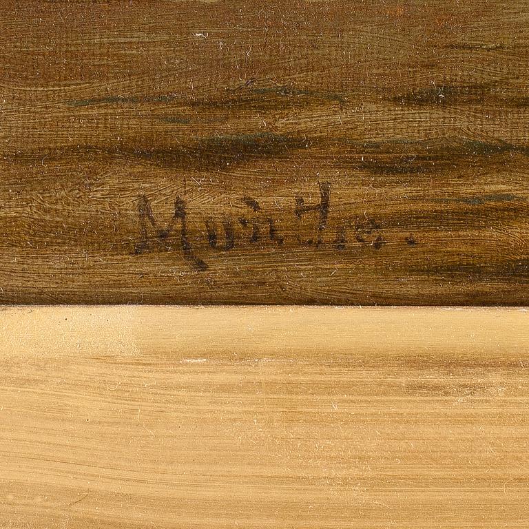 LUDWIG MUNTHE, olja på duk, sign.