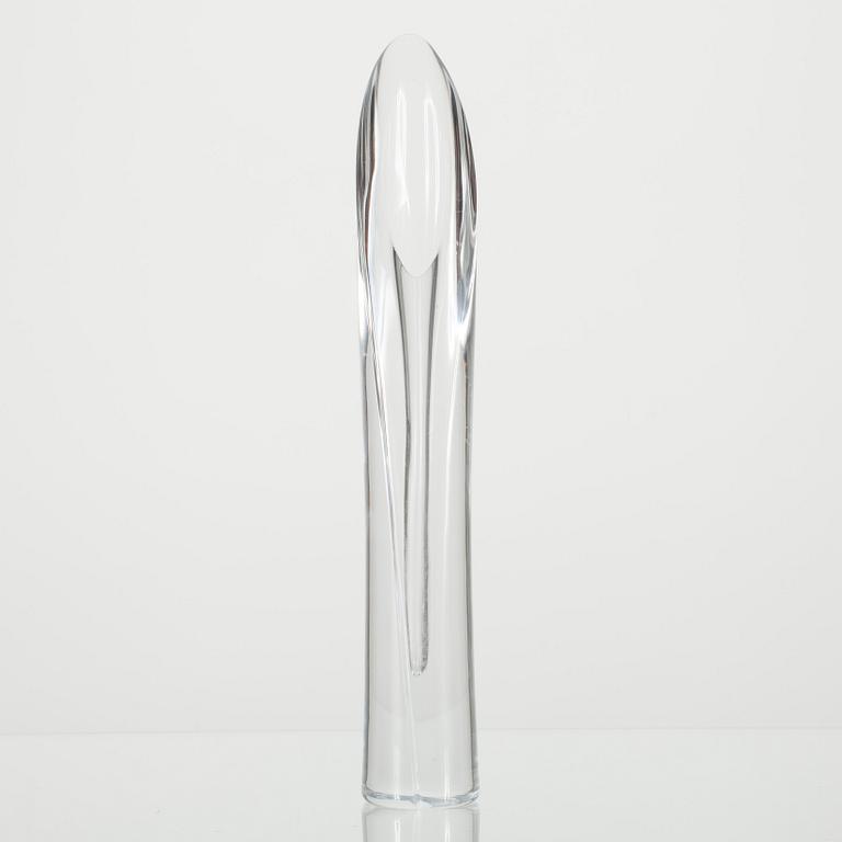 VAS, klart glas "Svärdslilja", Aimo Okkolin Riihimäen Lasi Oy, 1957-62.