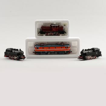 MODELLTÅGSLOK, 4 st, Märklin, Tyskland.